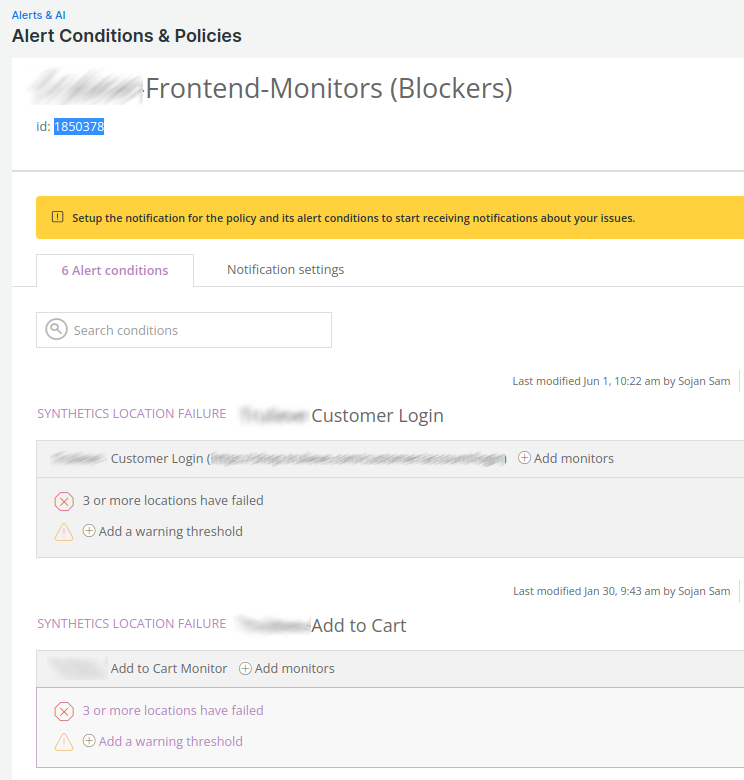 Hub Topic: How can I list all alert conditions under a specific alert ...