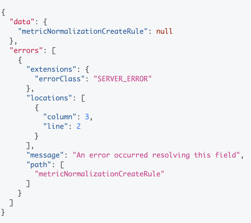 Hub Topic: Creating and editing metric normalization rules through ...