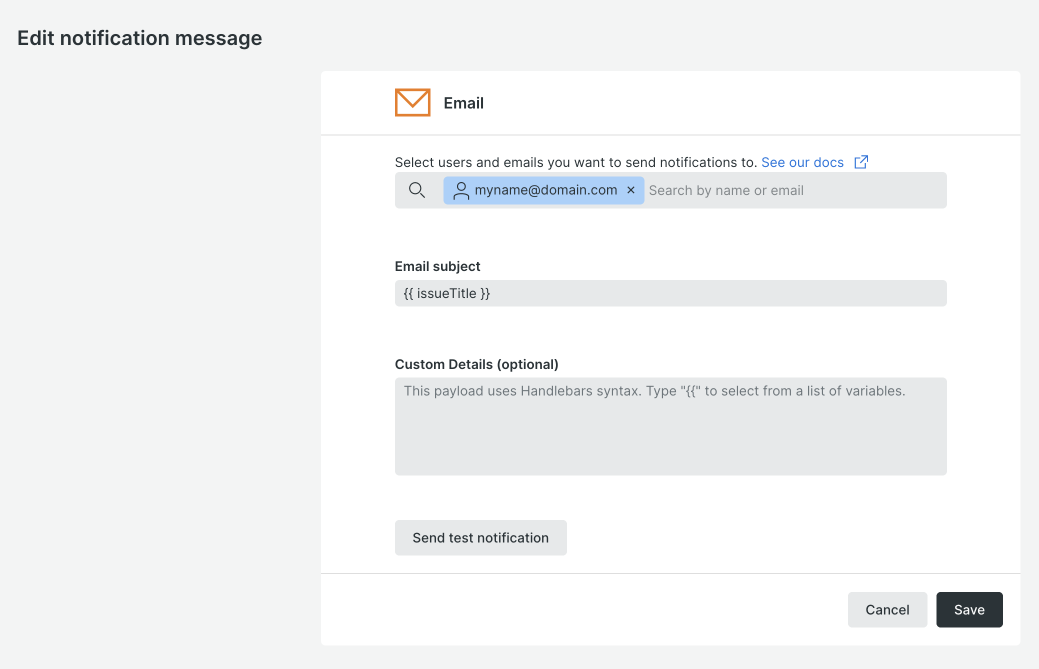 Hub Topic: Fully customize push and email notifications