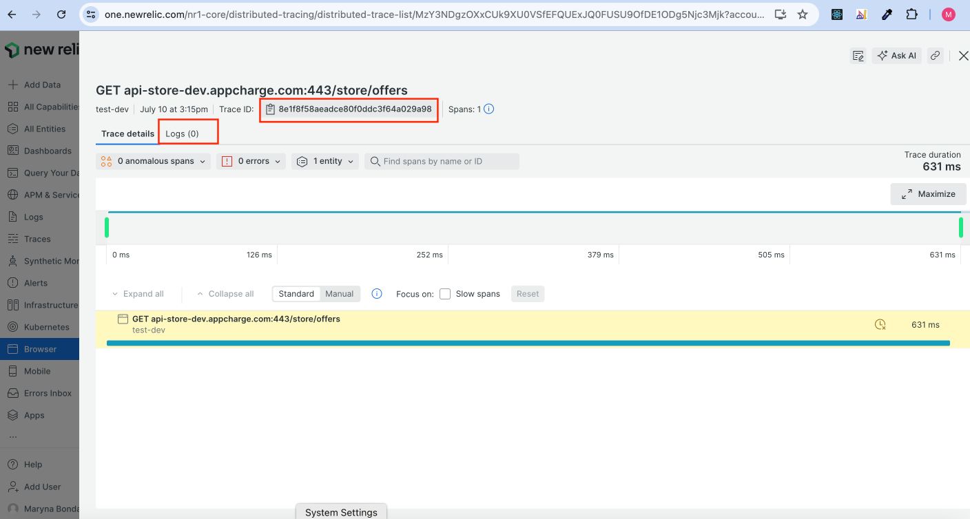 Hub Topic: How to forward browser logs to New Relic logs with ...