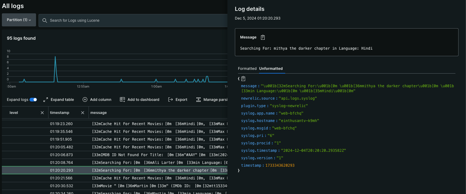 Hub Topic: Why LOGS UI not showing ANSI Color Codes
