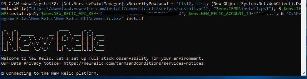 Hub Topic: 403 error during Infrastructure Agent install via CLI on ...